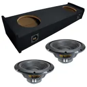 1997-1999 Ford F-150 Ext Cab Sealed Dual Alpine 12" W12S4 Loaded Subwoofer Stereo Sub Box En...