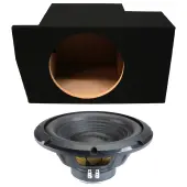 2005-2014 Ford Mustang Sealed Single Alpine 12" W12S4 Loaded Subwoofer Stereo Sub Box Enclos...