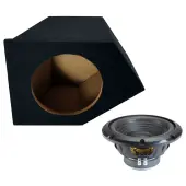 1993-2002 Chevy Camaro Coupe Passenger Side Sealed Single Alpine 10" W10S4 Loaded Subwoofer Stereo Sub Box Enclosure Car Audio Bundle 250W RMS 4 Ohm