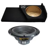 2014-2018 Chevy Silverado Double Cab Sealed Single Alpine 12" W12S4 Loaded Subwoofer Stereo ...