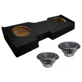 2014-2018 Chevy Silverado Crew Cab Truck Sealed Dual Alpine 10" W10S4 Loaded Subwoofer Stere...