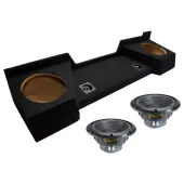 2007-2013 Chevy Silverado Sealed Dual Alpine 10" W10S4 Loaded Subwoofer Stereo Sub Box Enclo...