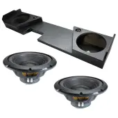 2014-2018 Chevy Silverado Double Cab Truck Sealed Dual Alpine 12" W12S4 Loaded Subwoofer Ste...