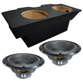 1993-2002 Chevy Camaro Sealed Dual Alpine 12" W12S4 Loaded Subwoofer Stereo Sub Box Enclosure Car Audio Bundle 500W RMS 4 Ohm