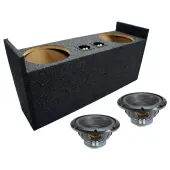 1987-2006 Jeep Wrangler YJ TJ Sealed Dual Alpine 10" W10S4 Loaded Subwoofer Stereo Sub Box E...