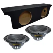 2007-2018 Jeep Wrangler 4 Door Sealed Dual Alpine 12" W12S4 Loaded Subwoofer Stereo Sub Box ...