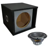 Universal Vented Paintable Single Alpine 10" W10S4 Loaded Subwoofer Stereo Sub Box Enclosure...