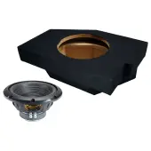 2002-2015 Dodge Ram Quad Crew Cab Sealed Single Alpine 10" W10S4 Loaded Subwoofer Stereo Sub...