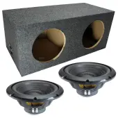 Rearfire Sealed Dual Alpine 12" W12S4 Loaded Subwoofer Stereo Sub Box Enclosure Car Audio Bu...