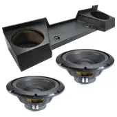2007-2013 Dodge Ram Quad or Crew Cab Sealed Dual Alpine 12" W12S4 Loaded Subwoofer Stereo Su...