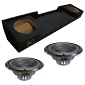 1988-1998 Chevy C/K Ext Cab Truck Sealed Dual Alpine 12" W12S4 Loaded Subwoofer Stereo Sub B...