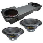02-13 Chevy Avalanche Sealed Dual Alpine 12" W12S4 Loaded Subwoofer Stereo Sub Box Enclosure...