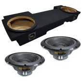 2002-2013 Chevy Avalanche Sealed Dual Alpine 12" W12S4 Loaded Subwoofer Stereo Sub Box Enclo...