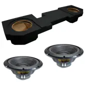 2002-2018 Dodge Ram Quad Crew Cab Truck Sealed Dual Alpine 12" W12S4 Loaded Subwoofer Stereo...