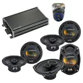 2004-2014 Acura TSX Factory Speaker Replacement Bundle with Harmony (2)R65 R69 & CXA360.4 Amp...