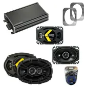 1982-1992 Chevy Camaro Factory Speaker Replacement Bundle Kicker DSC46 DSC693 & CXA360.4 Amp ...