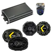 2008-2010 Chrysler 300 Factory Speaker Replacement Bundle Kicker DSC67 DSC693 & CXA360.4 Amp ...