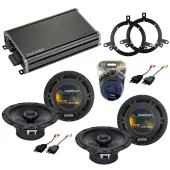 1998-2001 Dodge Durango Factory Speaker Replacement Bundle Harmony (2) R65 & CXA360.4 Amp - R...