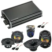 1984-1993 Dodge Ram Truck OEM Speaker Replacement Bundle Harmony R69 R5 & CXA360.4 Amp - Refu...