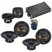 2008-2009 Hummer H2 Factory Speaker Replacement Bundle Harmony (2) R65 R4 & CXA360.4 Amp - Re...