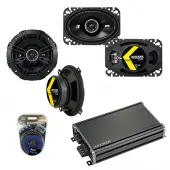 1973-1997 Porsche 911 Factory Speaker Replacement Kicker DSC46 DSC5 & CXA360.4 - Refurbished