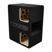 Kicker 49DUL7X12 SoloX L7X 12" Car Audio Subwoofer Enclosure Dual Unloaded Ported Sub Box