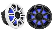 Kicker 51MSC8 Premium Marine Boat Audio 8-Inch 200W RMS Power 4-Ohm 2-Way Coaxial Speakers with R...