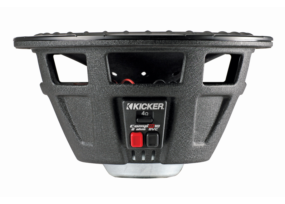 Kicker Car Audio CWR10 CompR 10-Inch Subwoofer Speaker 800W Peak 4-Ohms DVC (40CWR104) - KIC13 