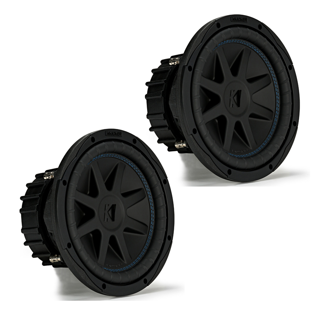 2) Kicker 44CVX102 Comp VX Car Audio 