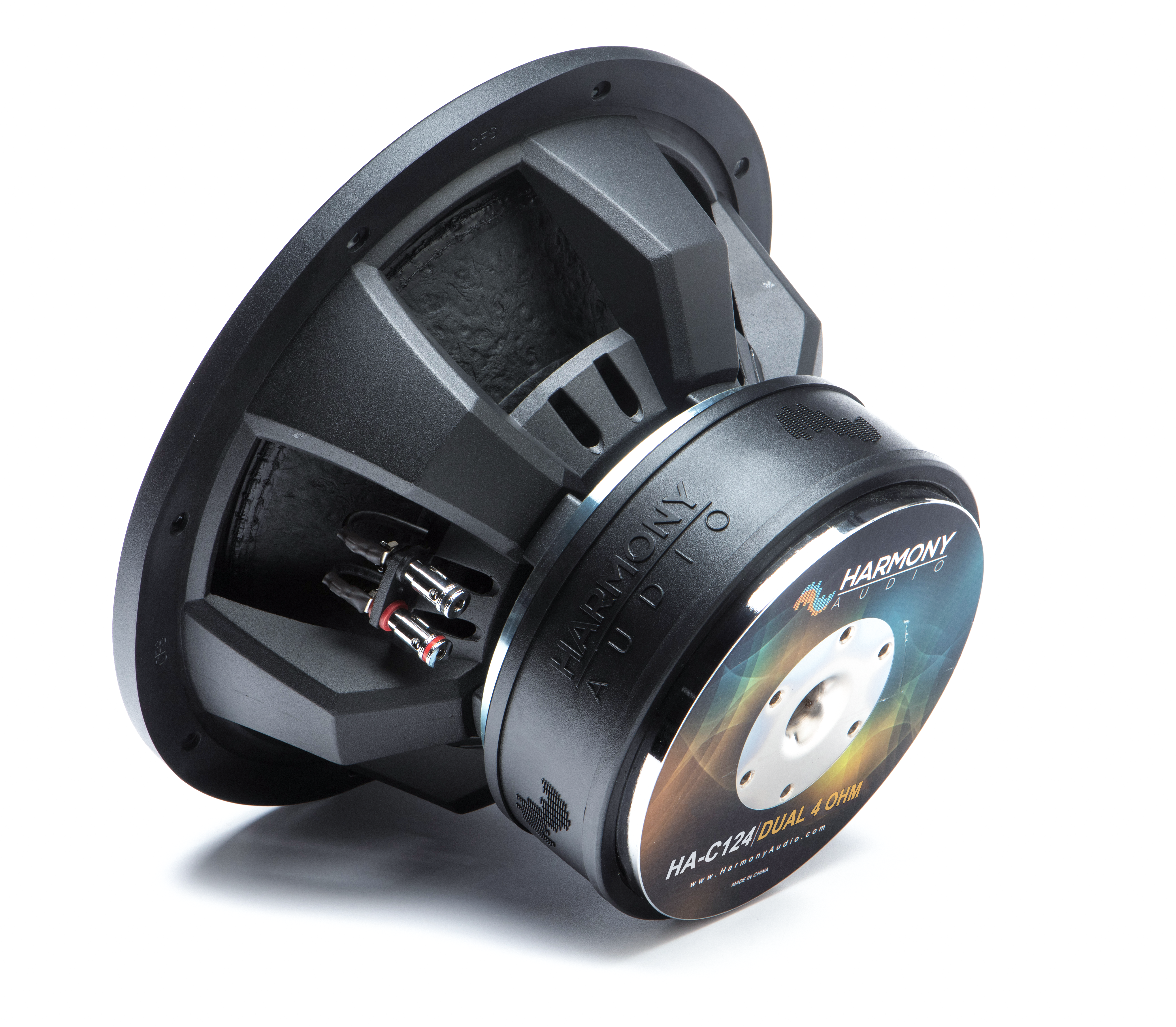 Subwoofer estéreo para automóvil Harmony Audio HA-C124 competencia 12" sub 2200W doble 4 ohmios - Imagen 6 de 11