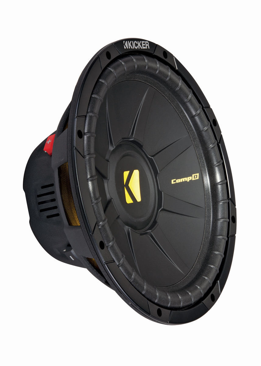 Kicker CWD12 CompD 12Inch Dual Voice Coil 4Ohm Subwoofer 600W Power