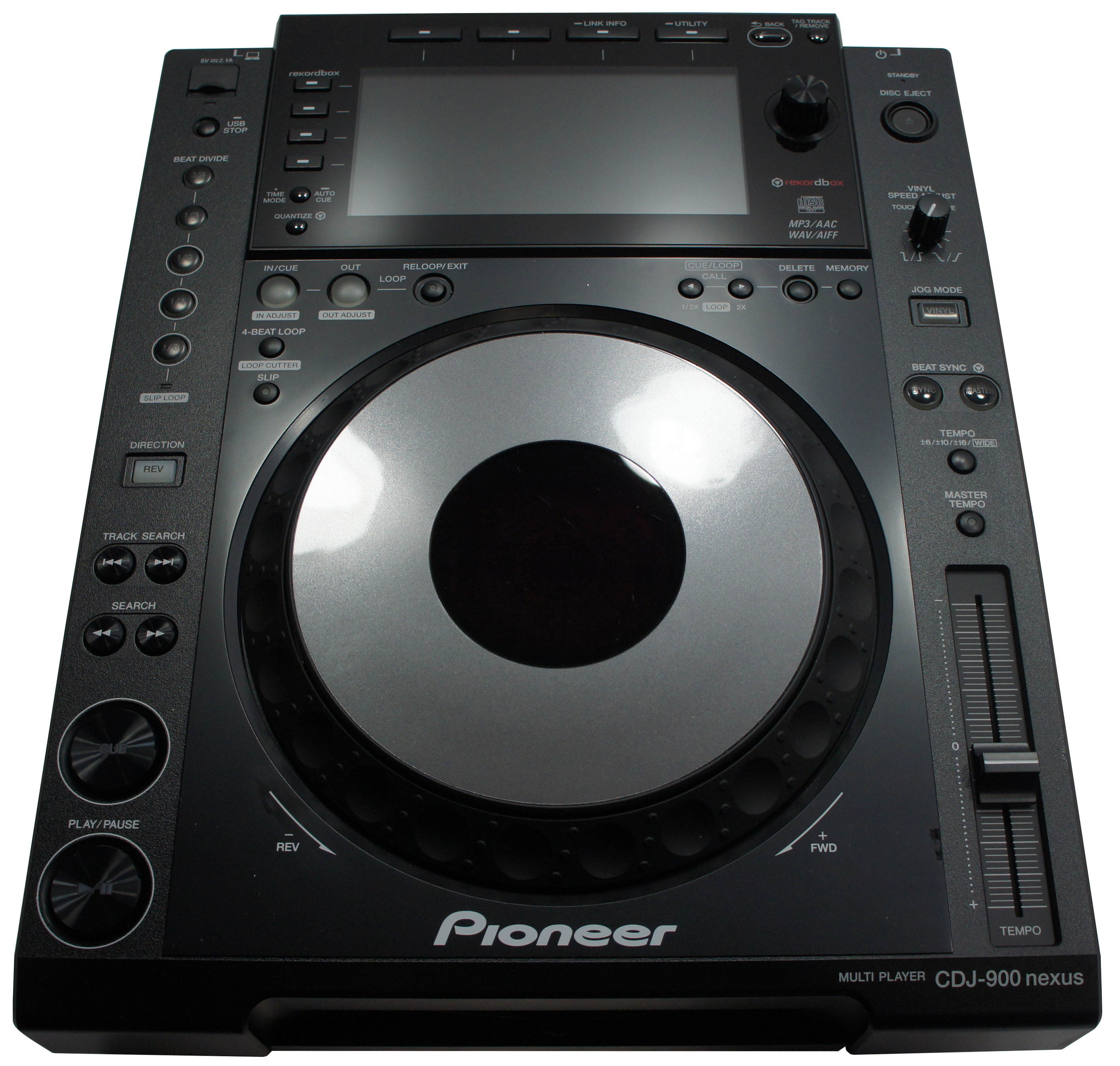 Pioneer CDJ-900NXS Nexus Multi Media CD DJ Tabletop Controller