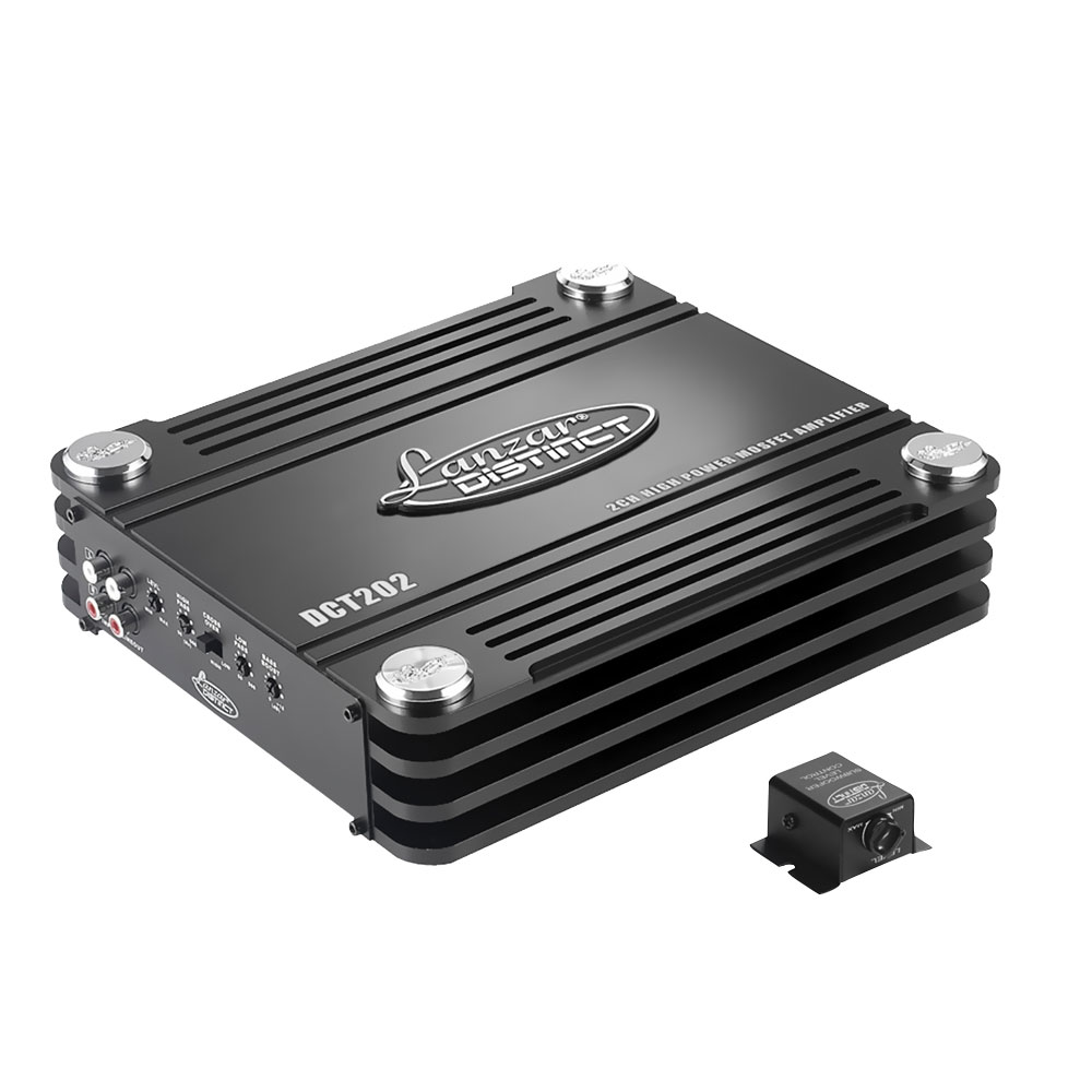 Lanzar DCT202 2000 Watt 2 Channel Full FET Class AB Amplifier DCT202
