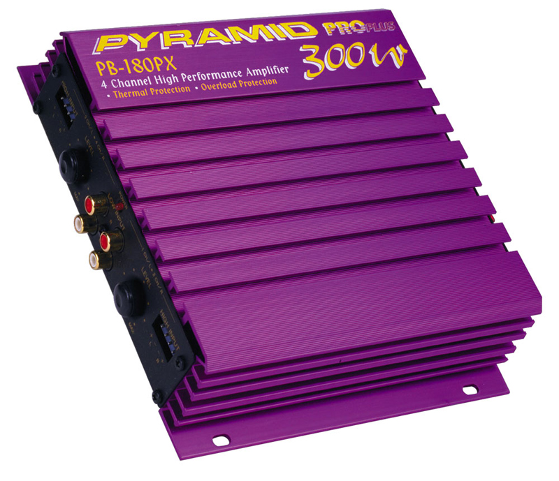 Pyramid Car Audio PB180PX 300 Watt 4 Channel Amplifier PB180PX