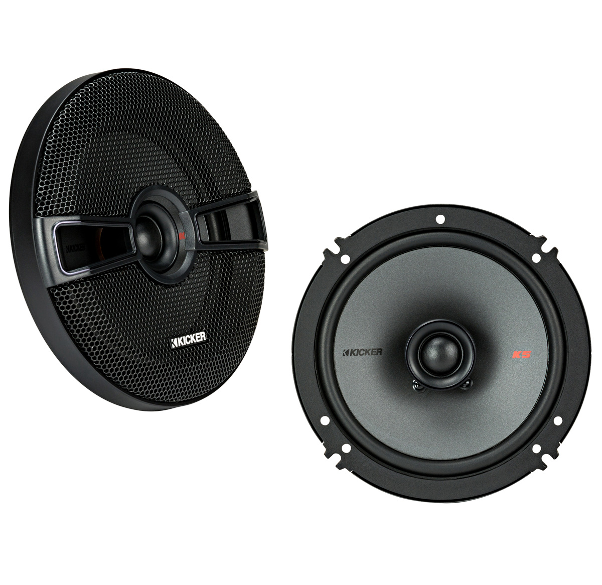 Kicker 44KSC6504 Car Audio KS Series 6 1/2" Coaxial 400W Speakers Pair