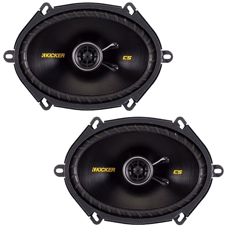 Kicker 40CS684 Car Audio Coaxial 5x7" 6x8" Speakers CS68 (Certified
