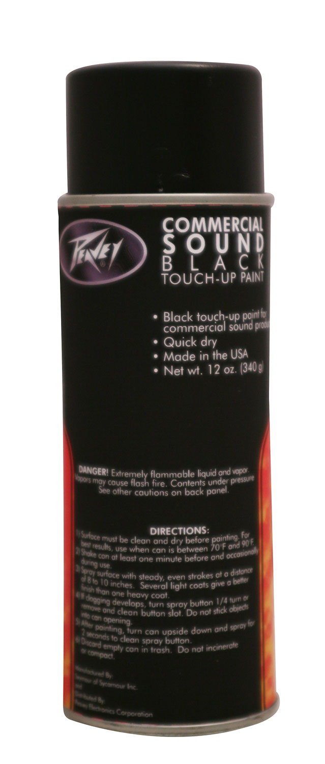 Peavey Resealable Black TouchUp Paint with NonSpeckled