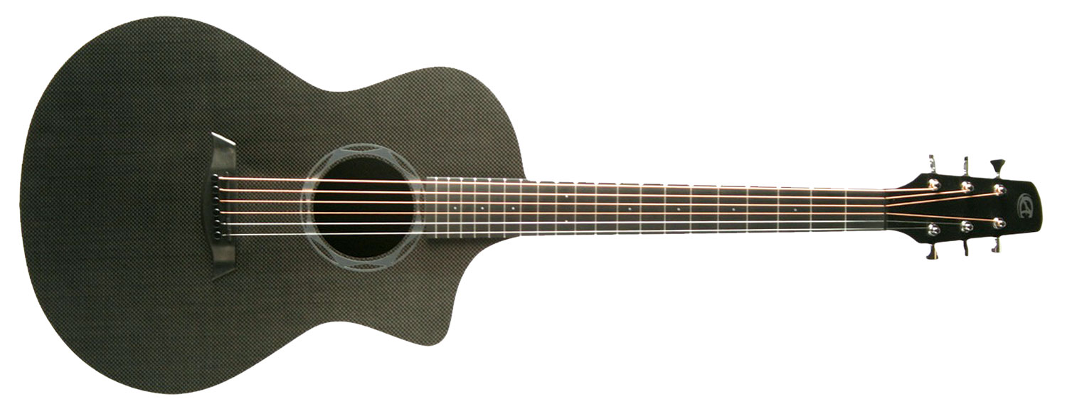 Composite Acoustics OX Guitar RAW Carbon Fiber Satin Back Top Acoustic