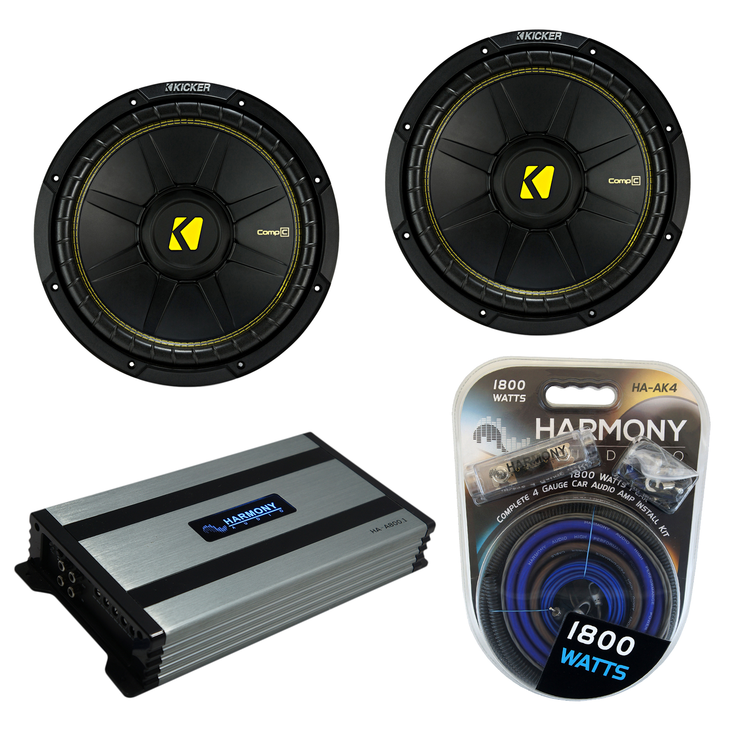 best amp for 2 10 kicker comps