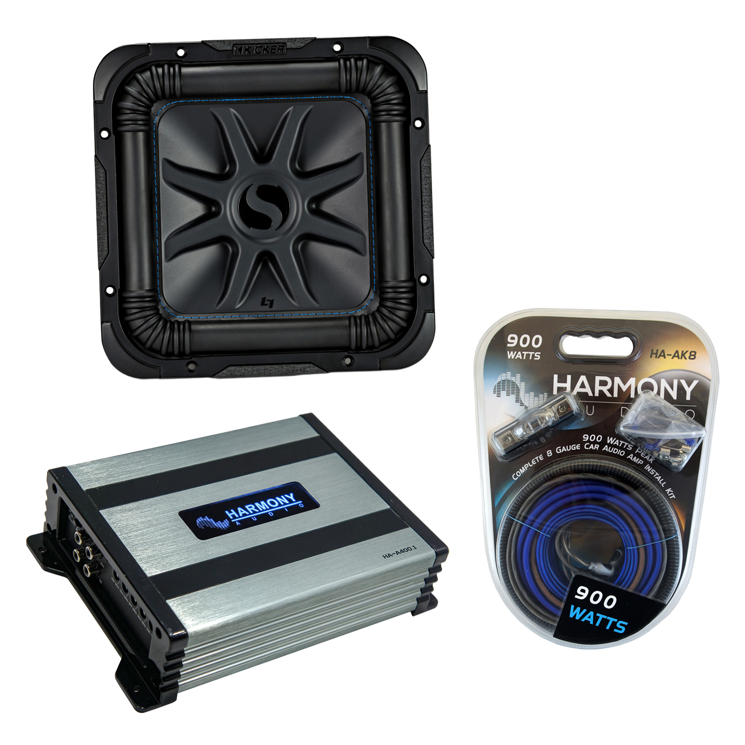 Kicker L7S10 Car Audio SoloBaric 10" Subwoofer Square L7 Sub 44L7S104