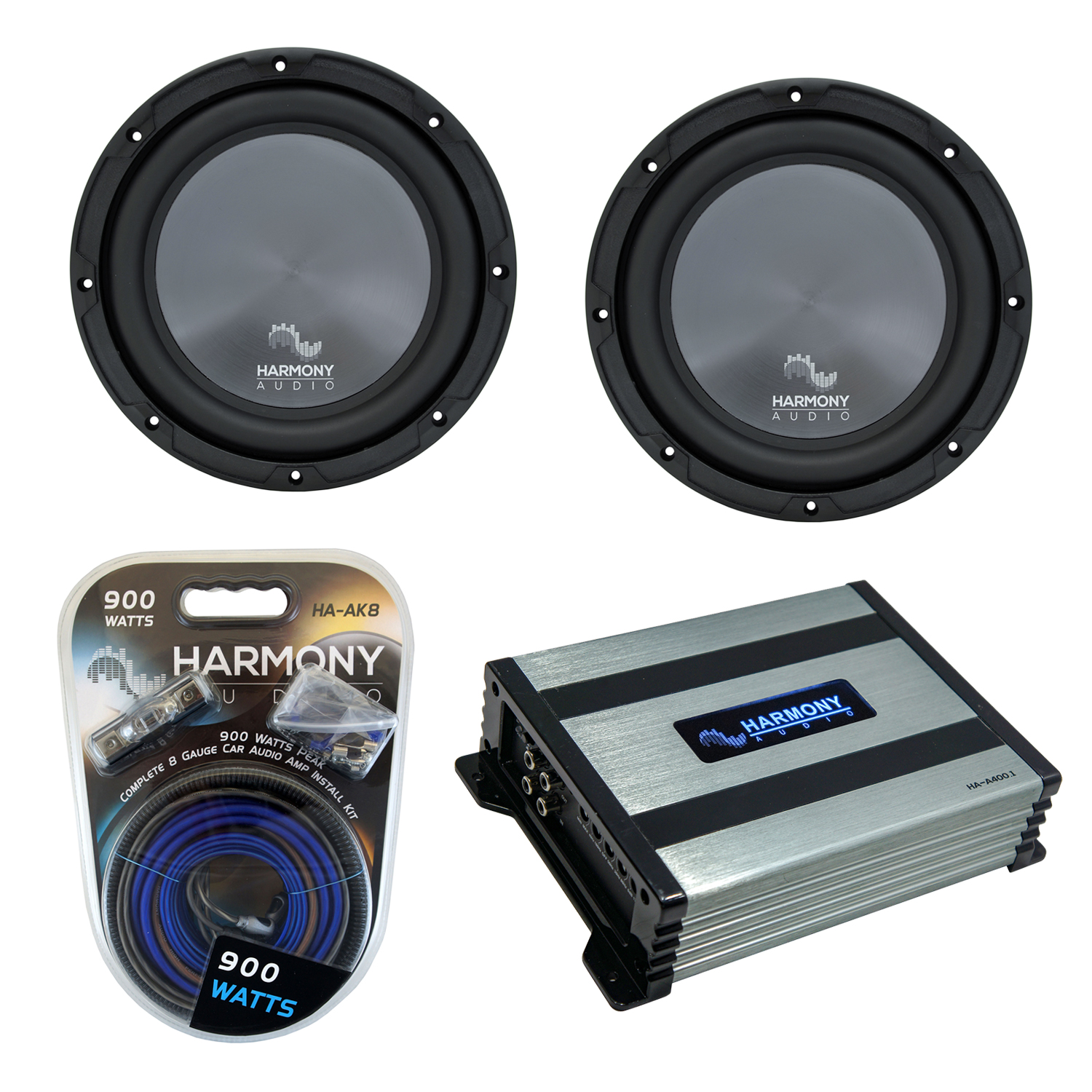 Harmony Audio (2) HAR104 Sub Rhythm Series 10" 500W Peak Subwoofer