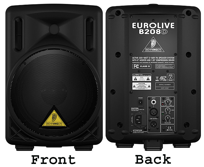 behringer 200 watt speaker