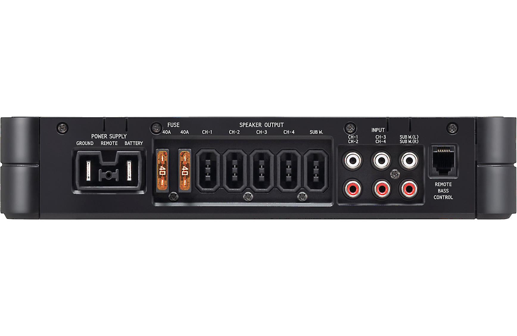 Alpine PDXV9 Car PDX 5 Channel Class D Speaker Sub Amplifier & 4GA Amp