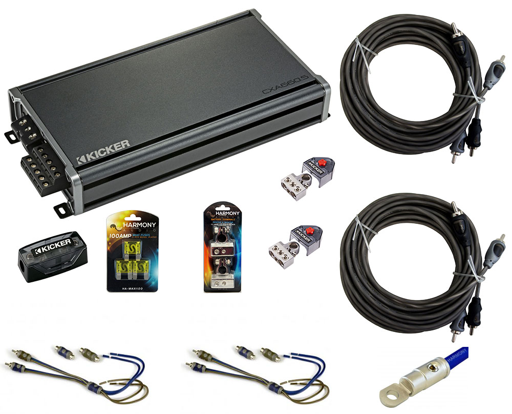 KICKER CK4 カーオーディオ配線キット Amazon.com: Kicker CK4 4AWG Complete Amplifier Kit : Electronics