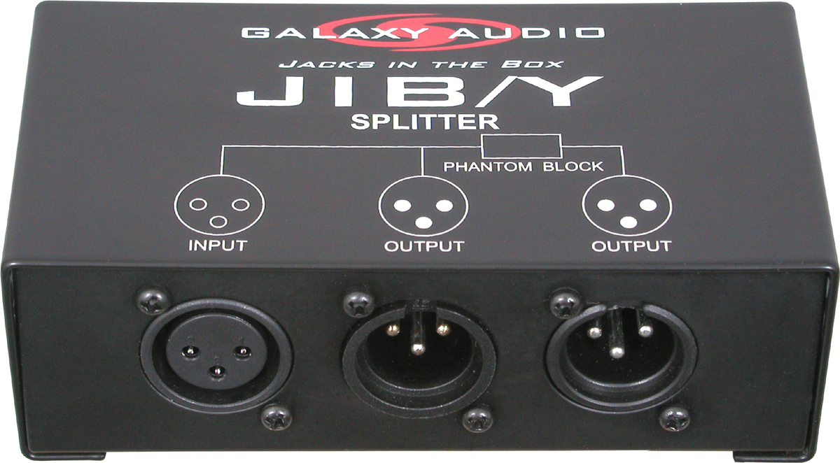 Galaxy Audio JIB/Y Jacks in the Box XLR Splitter GAL12JIB/Y