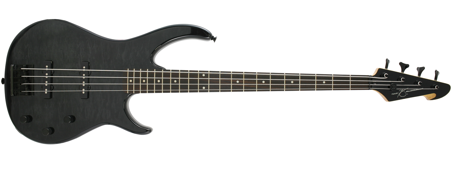Peavey Millennium 4 Electric Bass Guitar Trans Black Finish 34" Scale