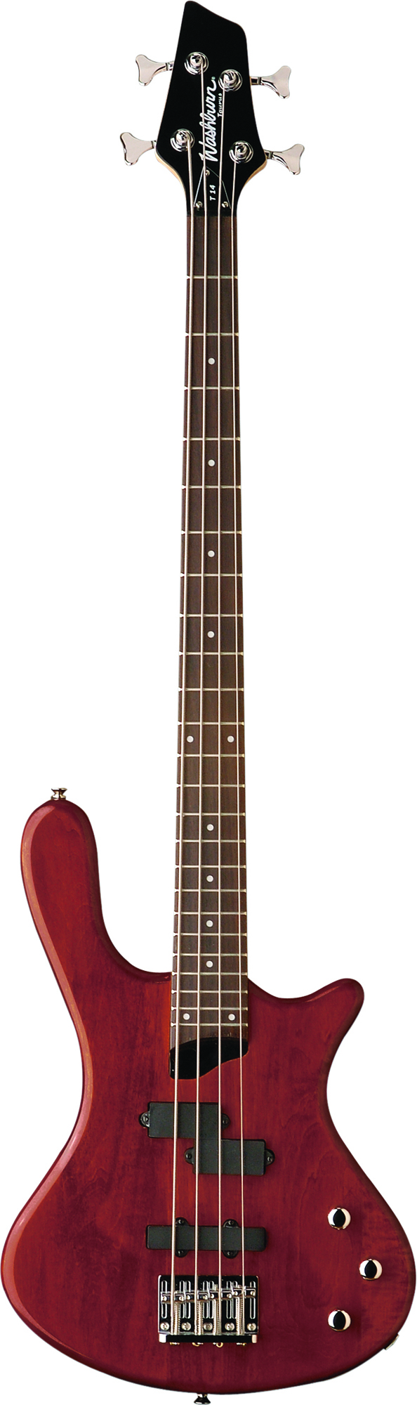 Washburn T14CG Taurus Series Electric Bass Guitar with Tuners and Cognac Finish WAS12T14CG