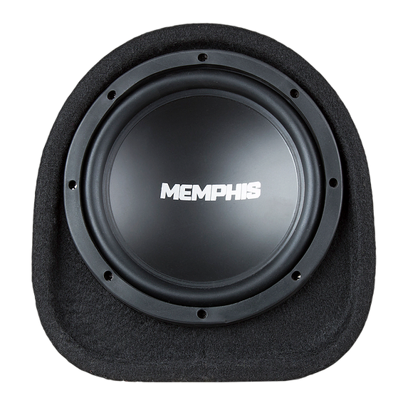 Memphis SRX18SPT 8inch Powered Bass Tube with Integrated Amplifier and Ported Carpeted Bass Tube