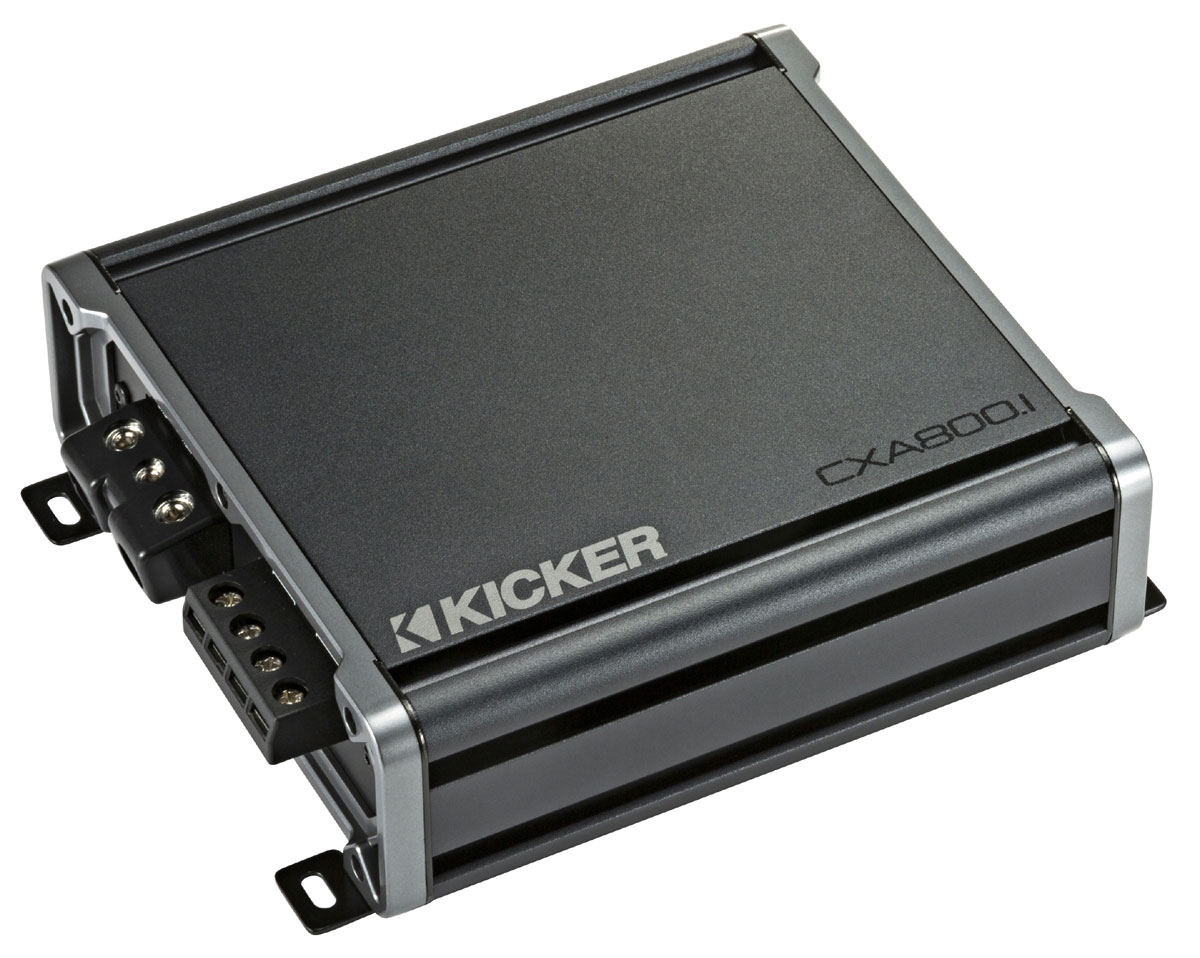Kicker Stereo Loaded CWR Dual 12" Ported Sub Box Enclosure & CXA800.1
