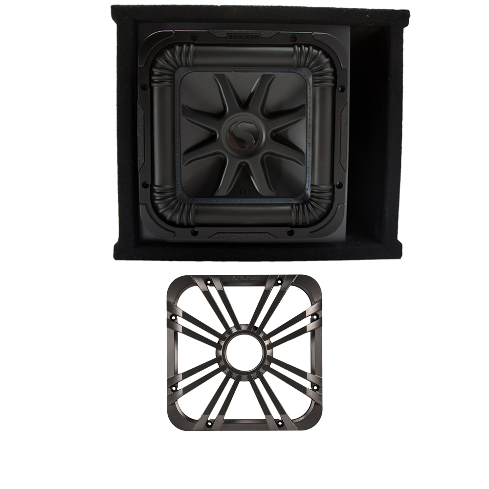 12 Inch Subwoofer Box KICKER 44L7S124 Car Audio Solo-Baric 12
